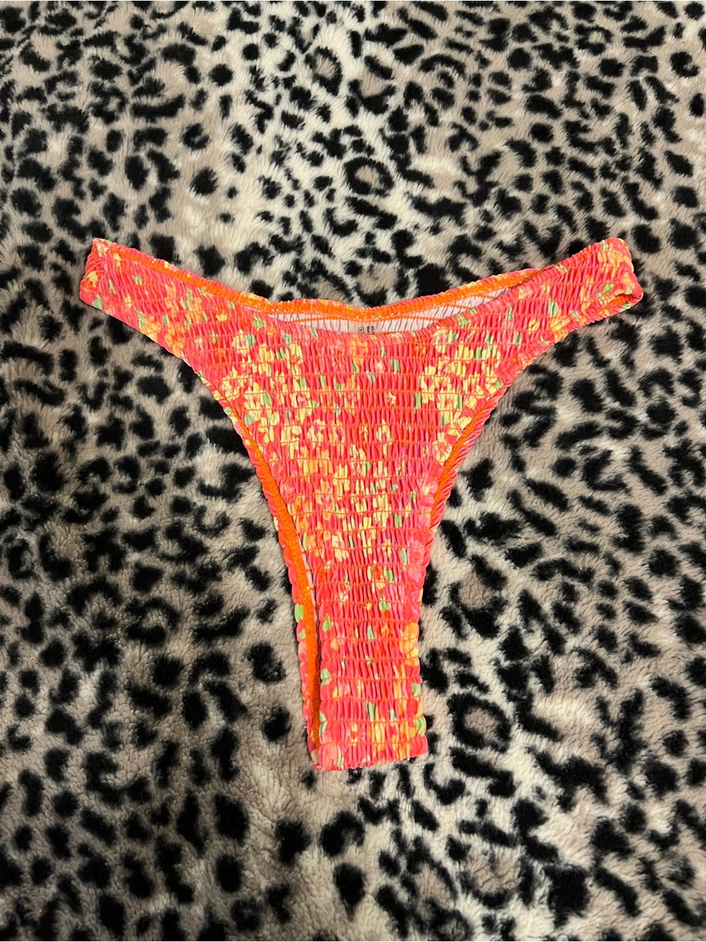 Shein Bright Floral Bikini Bottoms NWOT